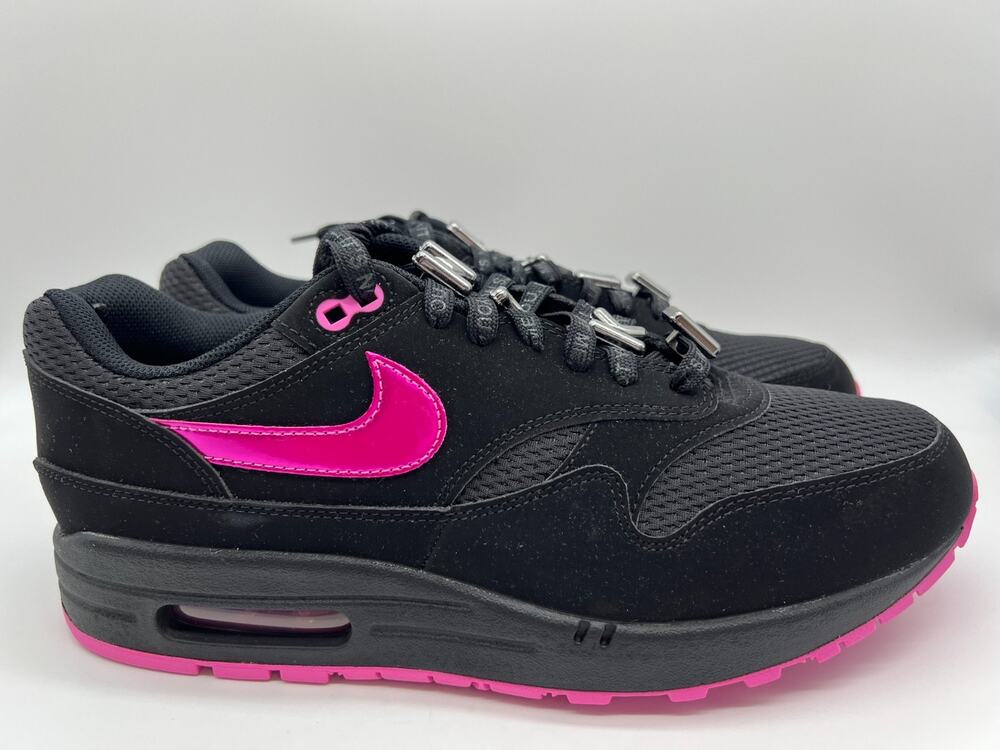 Nike Air Max 1 PRM Valentines Day Black Playfull Pink HV2302-001 Men Size 10.5.